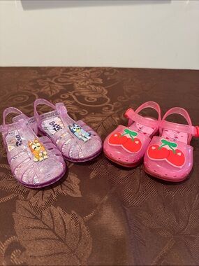 🌟3/$15🌟Jelly Sandal Bundle. Toddler Girls 7.